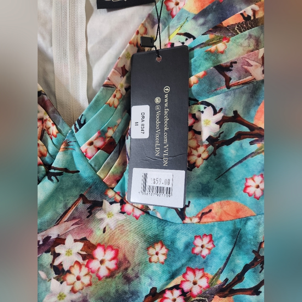 Floral Sleeveless Dress - Picture 6 of 6